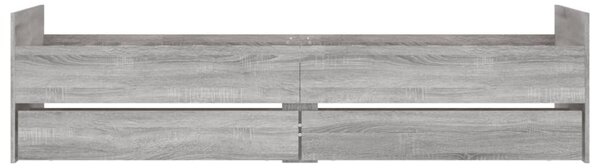 Rám postele se zásuvkami šedý sonoma 75 x 190 cm Small Single 3207390