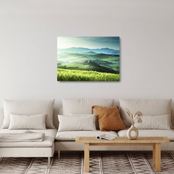 Skleněný obraz - Toskánsko, Itálie (70x50 cm)