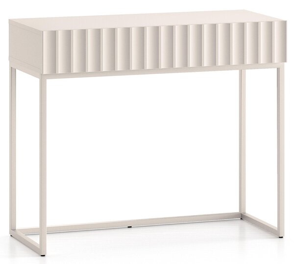 Selsey Derriva - toaletní stolek se zásuvkou, světle béžová, 91 cm