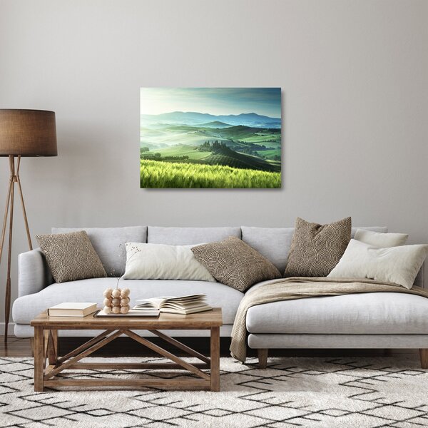 Skleněný obraz - Toskánsko, Itálie (70x50 cm)