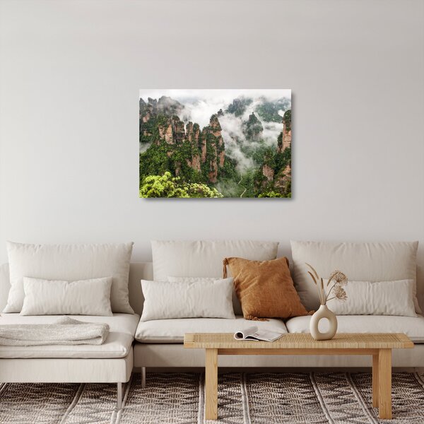 Skleněný obraz - Zhangjiajie National Park, Čína (70x50 cm)