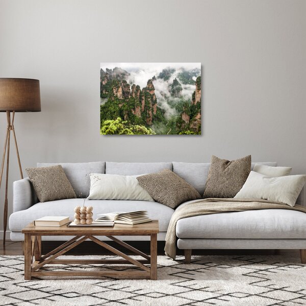 Skleněný obraz - Zhangjiajie National Park, Čína (70x50 cm)