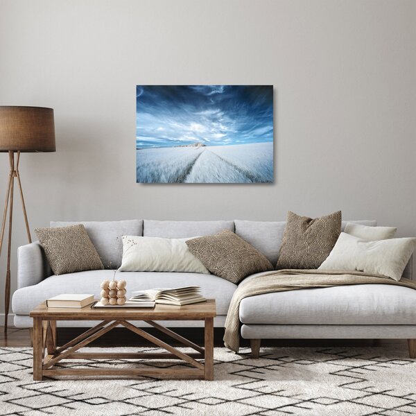Skleněný obraz pole (70x50 cm)