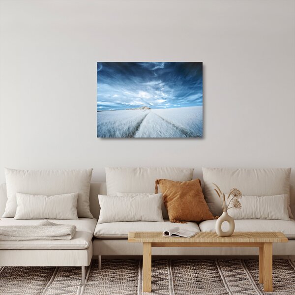 Skleněný obraz pole (70x50 cm)