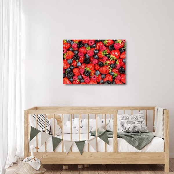 Skleněný obraz - Ovocná nálož (70x50 cm)