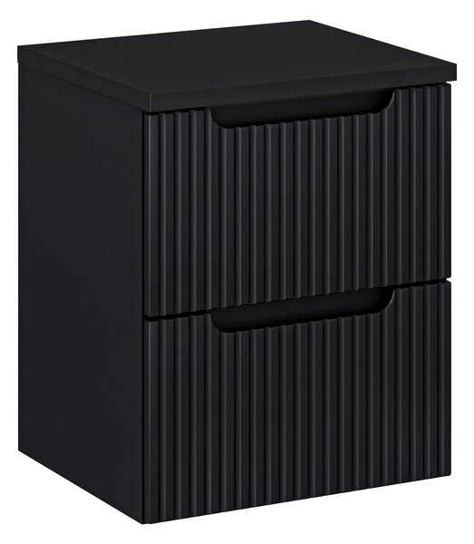 Comad Závěsná skříňka Nova Black I s deskou 50 cm černá