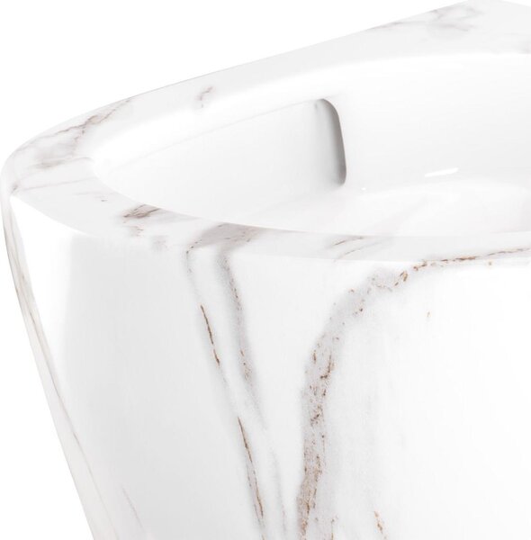 Závěsná Záchodová Mísa REA CARTER TORNALDO AIAX SHINY White