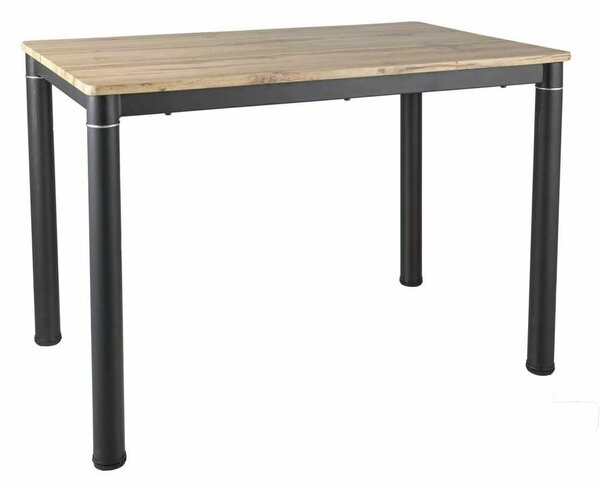 Jídelní stůl Damar W 110 x 70 cm, dub artisan / černá