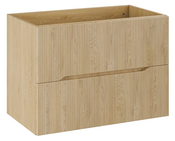 Comad Závěsná skříňka pod umyvadlo Nordic Nature s deskou 80 cm dub cremona