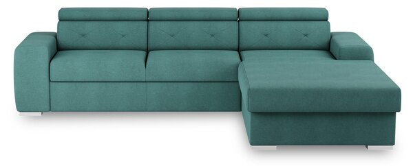 ROHOVÁ ROZKLÁDACÍ POHOVKA, textil, zelená MID.YOU - Rozkládací sedačky, Online Only