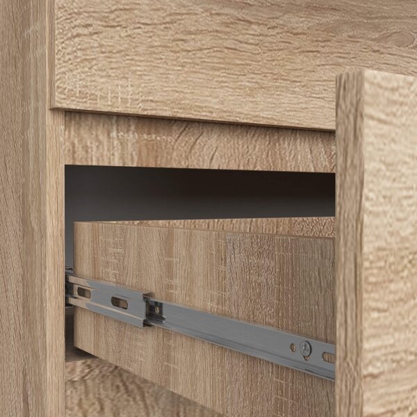 Ak furniture Komoda Rollo K 160 cm dub sonoma