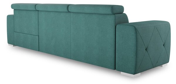 ROHOVÁ ROZKLÁDACÍ POHOVKA, textil, zelená MID.YOU - Rozkládací sedačky, Online Only