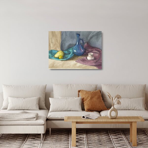 Skleněný obraz - Malované zátiší (70x50 cm)