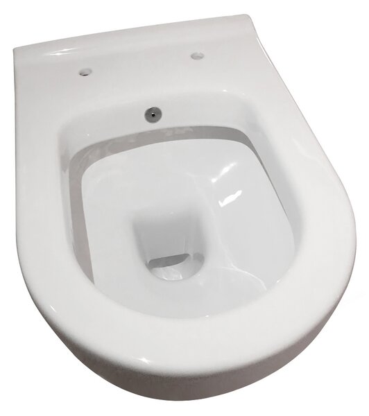 Závěsné sprchové WC s funkcí bidetu Taharet, toaleta Aloni s víkem