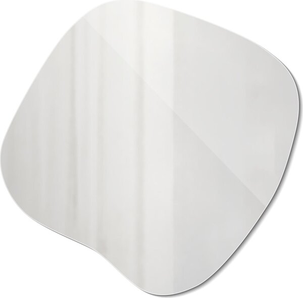 Dekorativní zrcadlo 77 × 76,6 cm – asymetrické - atypické zrcadlo – organický design – moderní interiér