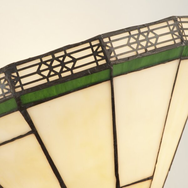 Searchlight 4417-18 Luxusní nástěnné svítidlo NEW YORK TIFFANY sklo