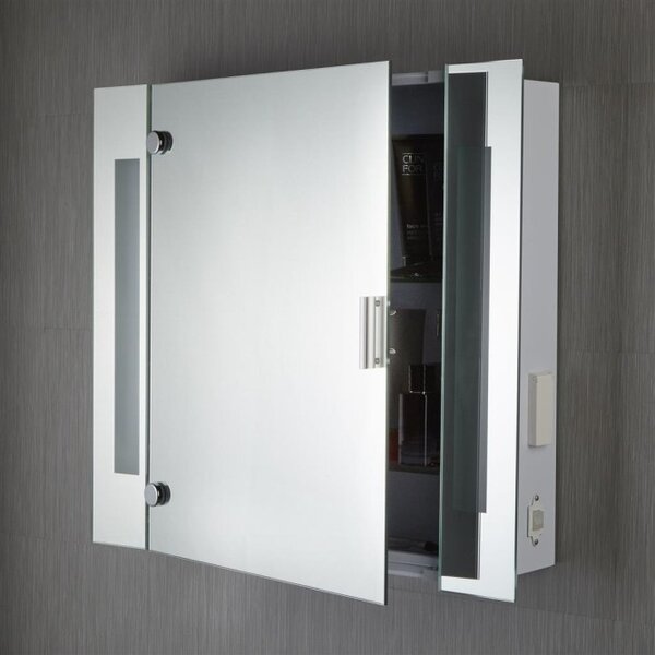 Searchlight 6560 Koupelnové zrcadlo - skříňka MIRROR s LED osvětlením IP44