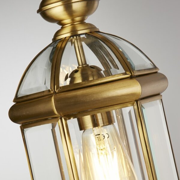 Searchlight 7131AB Závěsné svítidlo BEVELLED LANTERN
