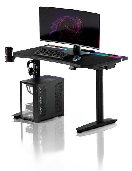 Černý elektrický herní stůl Diablo X-Forge 1200