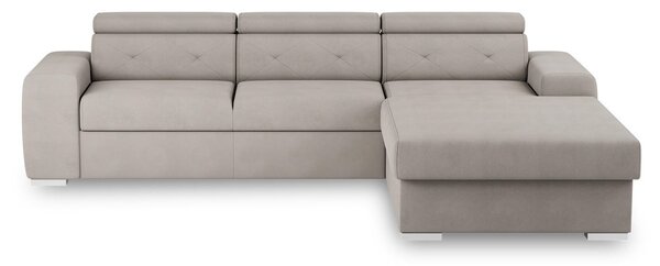 ROHOVÁ ROZKLÁDACÍ POHOVKA, textil, krémová MID.YOU - Rozkládací sedačky, Online Only