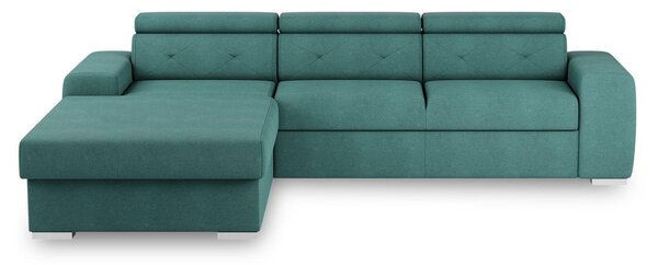 ROHOVÁ ROZKLÁDACÍ POHOVKA, textil, zelená MID.YOU - Rozkládací sedačky, Online Only