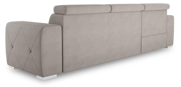 ROHOVÁ ROZKLÁDACÍ POHOVKA, textil, krémová MID.YOU - Rozkládací sedačky, Online Only