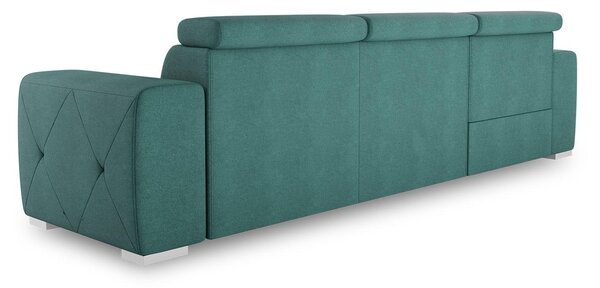 ROHOVÁ ROZKLÁDACÍ POHOVKA, textil, zelená MID.YOU - Rozkládací sedačky, Online Only