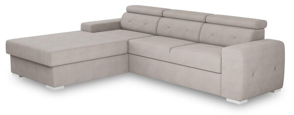 ROHOVÁ ROZKLÁDACÍ POHOVKA, textil, krémová MID.YOU - Rozkládací sedačky, Online Only