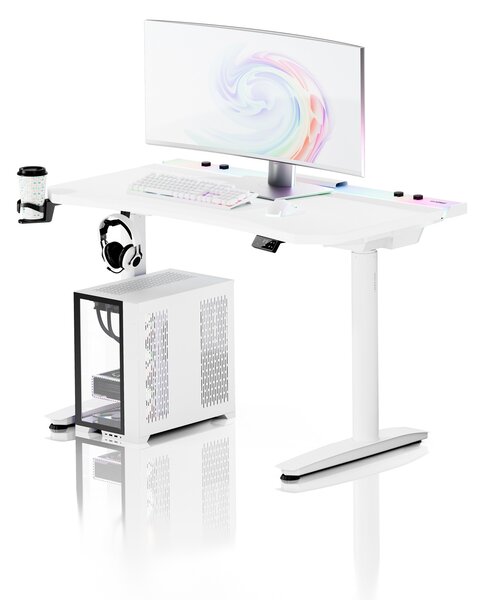 Bílý elektrický herní stůl Diablo X-Forge 1200