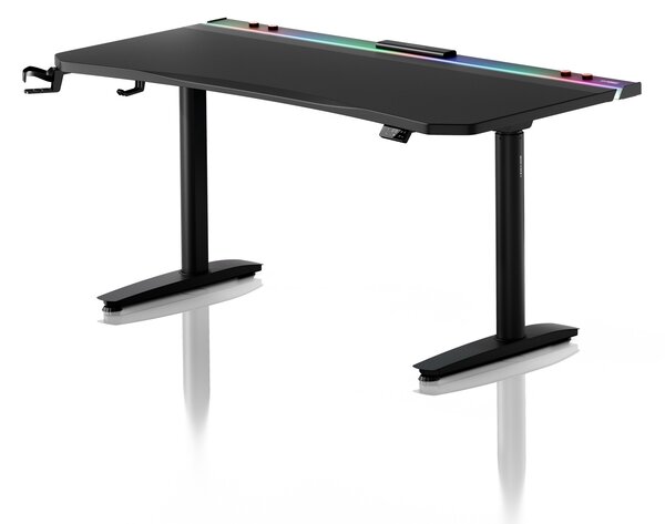 Černý elektrický herní stůl Diablo X-Forge 1600