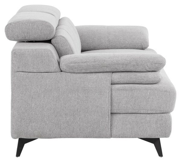 DVOUMÍSTNÁ POHOVKA, textil, barvy stříbra Livetastic - Pohovky, Online Only