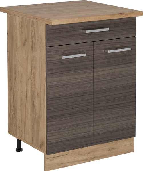 Spodní skříňka kuchyňské linky Vicco R-Line Ušlechtilá šedá 60 cm se zásuvkou, PD Dub, Model 53316