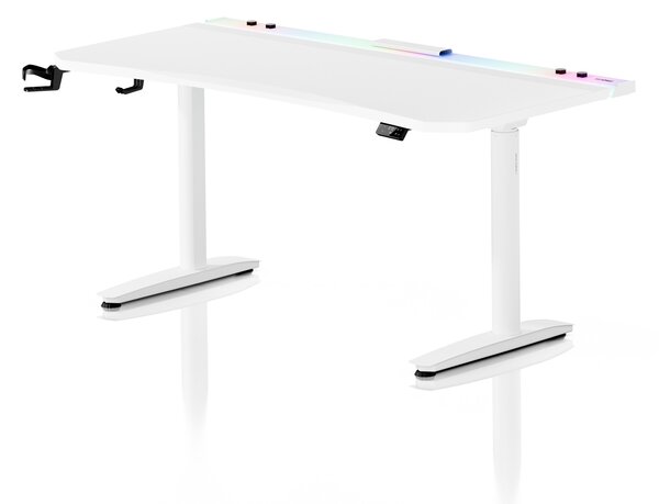 Bílý elektrický herní stůl Diablo X-Forge 1600