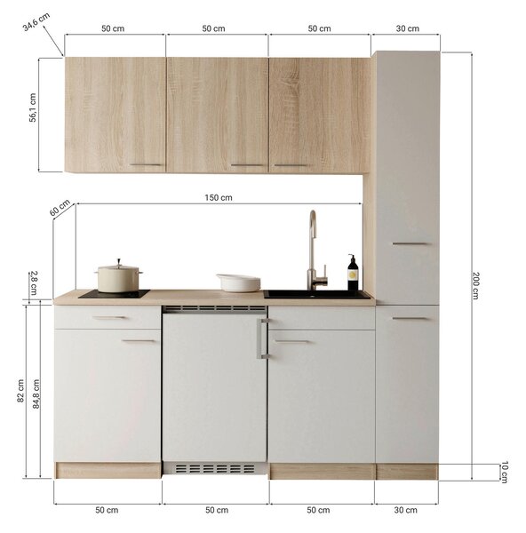 KUCHYŇSKÝ BLOK 180 cm Respekta - Online Only kuchyňské linky, Online Only