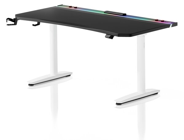 Černobílý elektrický herní stůl Diablo X-Forge 1600