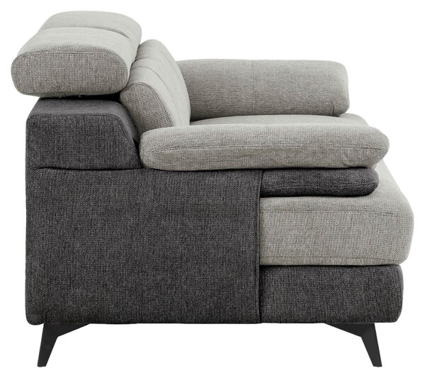 DVOUMÍSTNÁ POHOVKA, textil, světle šedá, tmavě šedá Livetastic - Pohovky, Online Only