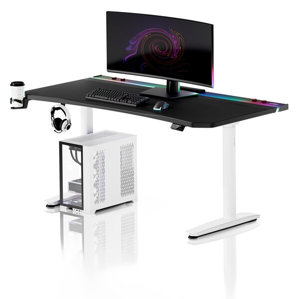 Černobílý elektrický herní stůl Diablo X-Forge 1600