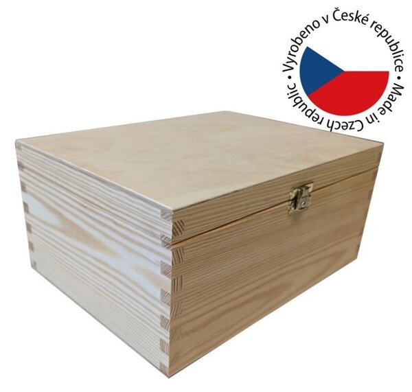 Dřevěný organizační box, 28 x 13 x 21 cm