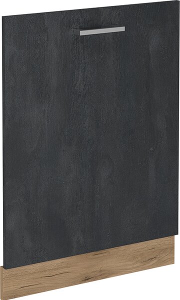 Čelní panel myčky Vicco R-Line Černý beton 60 cm bez pracovní desky, Model 54528
