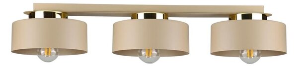 Stropní svítidlo IGNIA 3xE27/60W/230V béžová/zlatá