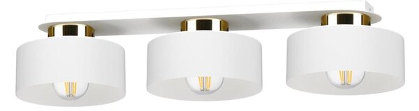 Stropní svítidlo IGNIA 3xE27/60W/230V bílá/zlatá