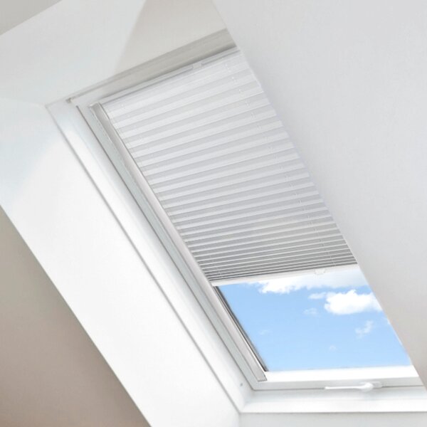 FOA Plisé roleta na střešní okna, Stínicí, Světle šedá, P 7241 , 20 x 50 cm
