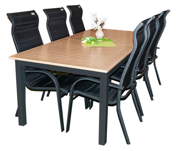 Doppler Ochranný obal na stůl 220x100 cm + 6 křesel Miami