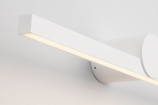 Nova Luce Bílé kovové nástěnné LED světlo Breggo 61 cm