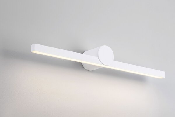 Nova Luce Bílé kovové nástěnné LED světlo Breggo 61 cm