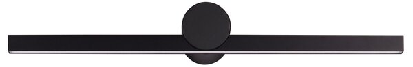 Nova Luce Černé kovové nástěnné LED světlo Breggo 61 cm