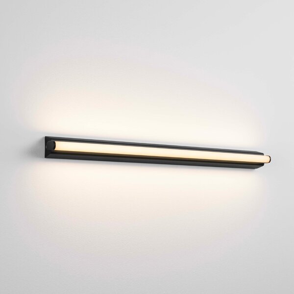Nova Luce Černé kovové nástěnné LED světlo Endo 60 cm