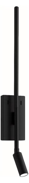 LED Nástěnné svítidlo TORCH LED/6W/230V + LED/3W černá