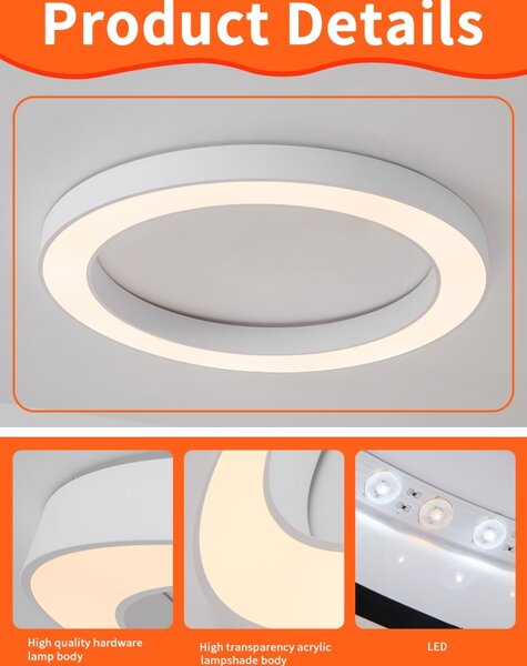 Immax NEO 07213L LED přisazené stropní svítidlo PASTEL | 52W integrovaný LED zdroj