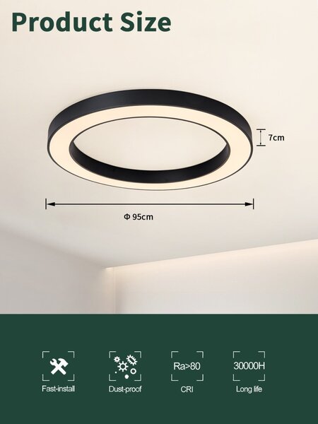 Immax NEO 07210L LED přisazené stropní svítidlo PASTEL | 66W integrovaný LED zdroj